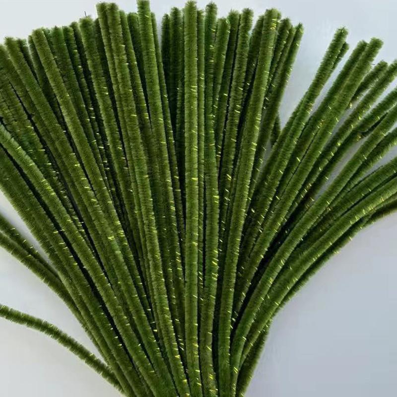 100Pcs Soft Chenille Stems Assorted Pipe Cleaners for Children DIY Art Crafts Kindergarten Handmade Craft Projects