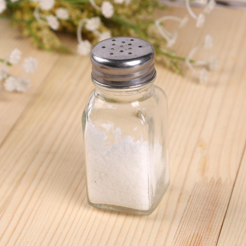 Kitchen Glass Spice Bottle Barbecue Seasoning Bottle with Lid Salt and Pepper Shaker Pepper Shaker Mini Seasoning Jar Set