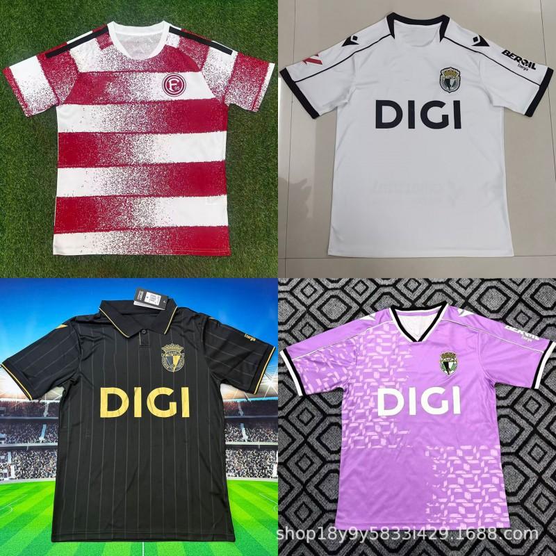 26/27 Season Short Sleeve Soccer Jersey Unisex Womens Fans Training Top Burgos Dusseldorf Home Away
