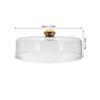 11 Inch Clear Cake Dome Lid Plastic Transparent Food Cloche for Bakery Dessert Display Pastry Serving Cheese Board Cake Platter