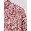 DAFIFY Women's Fashion Casual Flower Pattern Print Autumn Winter Long Sleeve POLO Neck Jackets & Coats