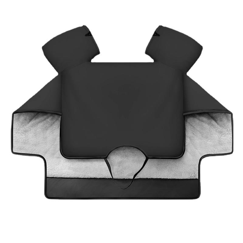 

Утеплитель для мотоцикла, чехол для лобового стекла, фартук для ног, чехол для скутера, зимнее водонепроницаемое термоодеяло, утеплители для ног, зимние чехлы чёрный