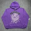 Sp5der 555555 Pěnový Potisk Tepláková Souprava Oversized Mikina Tepláky Streetwear Zimní Outfit
