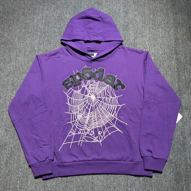 Sp5der 555555 Pěnový Potisk Tepláková Souprava Oversized Mikina Tepláky Streetwear Zimní Outfit