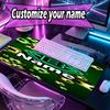 Custom Name Personalized Borussia Monchengladbach Pattern Mousepad, Laptop PC Desk Mat, Decorative Desk Mat for Home Keyboard Pad Gift