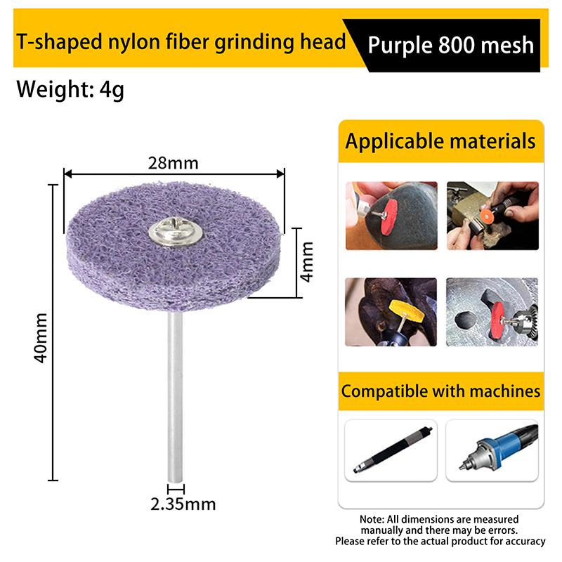 

Набір абразивних полірувальних дисків 2/11 шт. хвостовик 3/32 -2,35 мм для очищення, шліфування, видалення іржі, зачистки металу, дерева, каменю A8