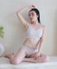 Foriz [Top] [Selene_Oatmeal Cream] Comfort Ribbed Bra Top