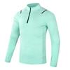 Men's Quick-Dry Long-Sleeve Half-Zip Sports T-Shirt for Running and Fitness