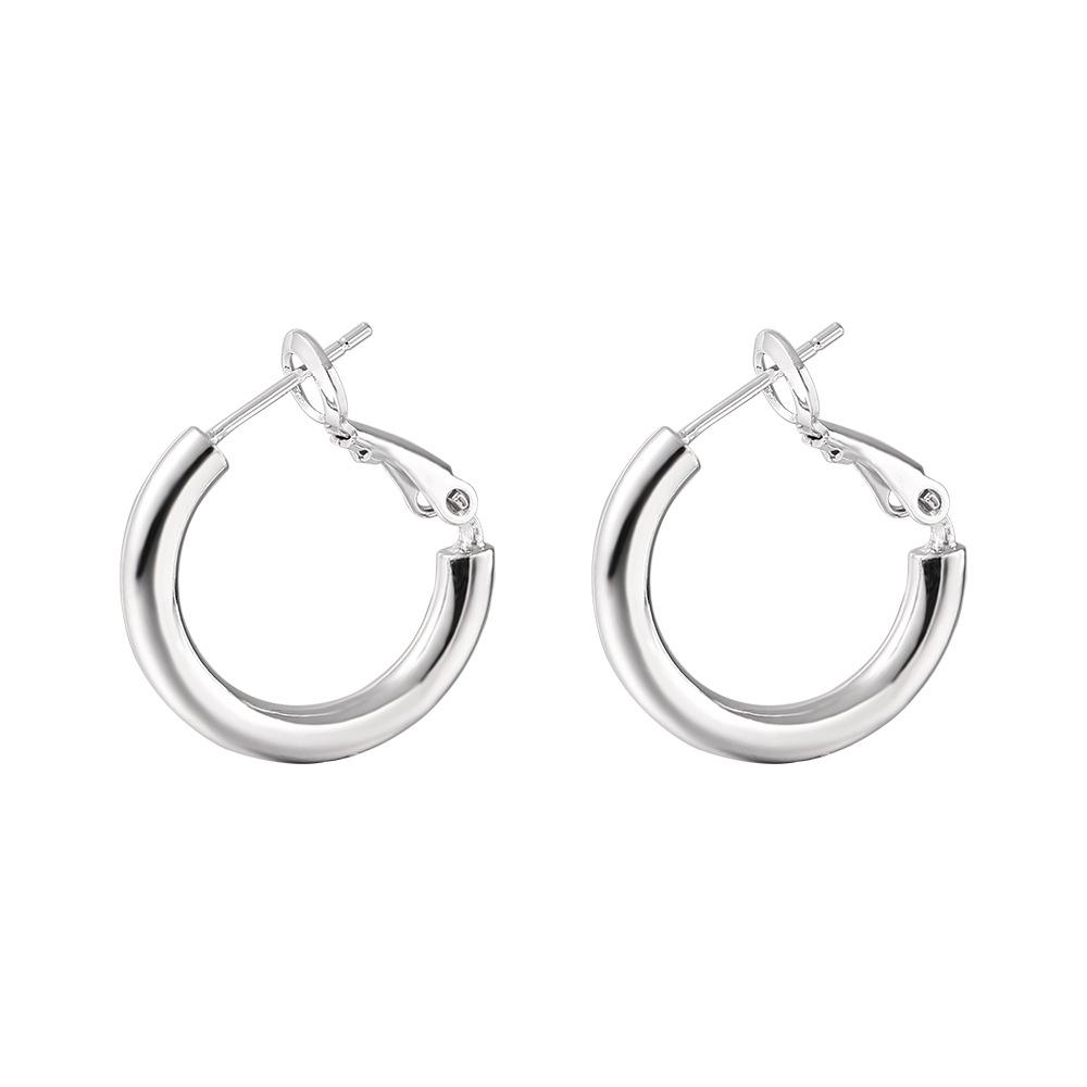 

Ins wind circle эластичные серьги с пряжкой женские интернет-знаменитости высокое чувство ежедневно простые кольца серьги-игл из серебра 925 пробы 925 silver needle