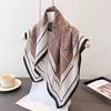 [Silk Scarf Collection] New Silk Scarf Temperament Versatile Velvet Sense Fashion Retro Soft High-end Scarf