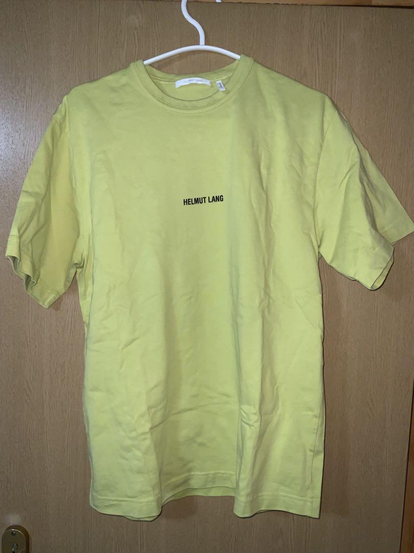 

[USED] HELMUT LANG yellow T-shirt