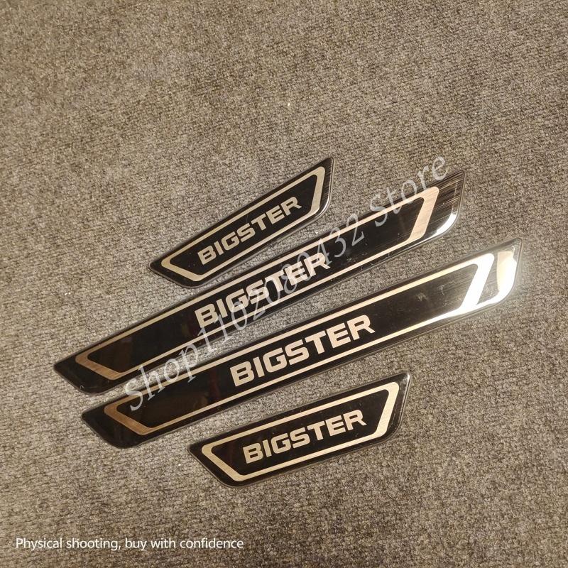 

FOR DACIA BIGSTER Door Sill Protector Auto Threshold Scuff Plate Stickers Steel Pedal Cover Car Styling Accessories 2024-2025
