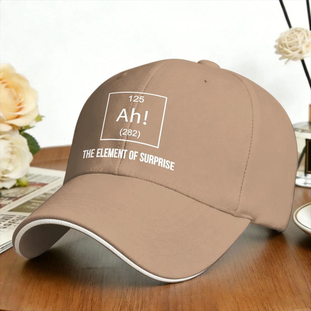 Ah The EleUnisext Of Surprise Humor Sandwich Hats Adult HipHopBaseball Caps Hat Adjustable Polyester Cap Wholesale New Hat