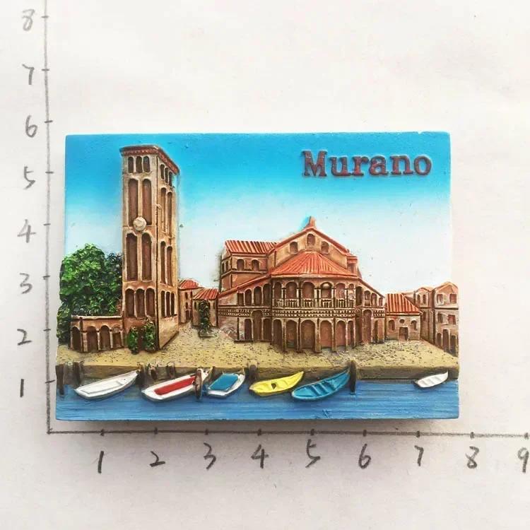 Italy Milan Fridge Magnets Madrid Florence Toscana Sirmione Lecce Venezia Tourist Souvenirs Magnetic Refrigerator Stickers Gift