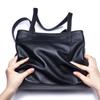 New First-layer Cowhide Versatile Tote Bag Large-capacity Simple Commuter Shoulder Bag Genuine Leather Fashion Portable Women's Bag