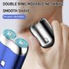 Double Head Electric Shaver Type-C Charging Men's Beard Trimmer Face Hair Remover Tool  Travel Use
