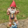 Hilarious Resin Garden Gnome Sculpture In Mankini Life Ring Outdoor Decoration Top Sale
