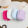 1pcs Cute Candy Color Love Makeup Bag, Portable Mini Handheld Storage Bag, Girl's Heart Portable Small Item