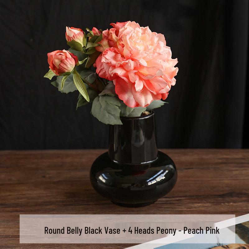 Französische Luxus-Keramikvase: Elegante High-End-Dekoration für Wohnzimmer oder Esstisch