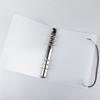 Creative A5/A6/A4/B5 Folder Soft Shell Detachable Transparent Ring Binder Cover Portable Large Capacity File Organizer
