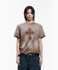 AAKAM Dust Fade Cros2 Half Top (Brown)