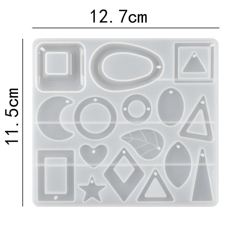 30 Stile Silikon Ohrring Anhänger Silikon Harz Formen Schmuckherstellung Gießform für DIY UV Harz Epoxid Anhänger Basteln Handgemacht