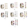 500 Pcs/Roll Rewards Stickers for Kids Cartoon Insect Stickers Animal Stickers Water Bottle Sticker