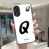 Phone Case For OPPO A18 A38 A58 A78 Back Covers Lucky Letter Protective Case For OPPOA18 OPPOA38 Tempered Glass Soft TPU Shell