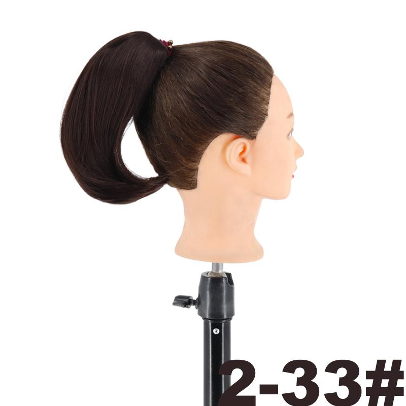 LISI HAIR Women Short Ponytail Hair Extensions Clip On Natural Ponytail Wig Synthetic Fiber Hair Suitable for Party Daily Use