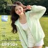 Damen Eisseide UV-Schutz Outdoor Sonnen Kapuzenpullover