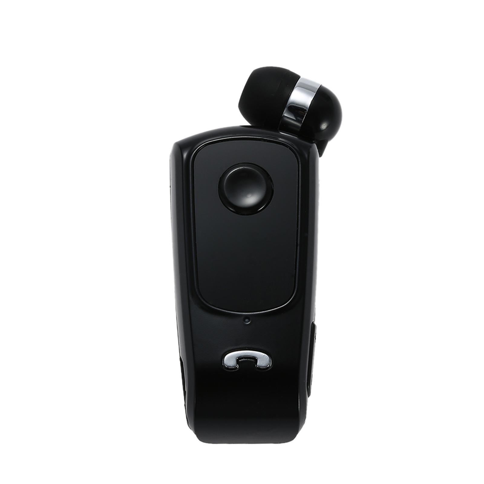 

F920 Стереогарнитура Bluetooth Беспроводная связь Bluetooth 4.0 Наушники громкой связи Виброзвонок Многоразъемный кабель для наушников Выдвижной с зажимом Черный