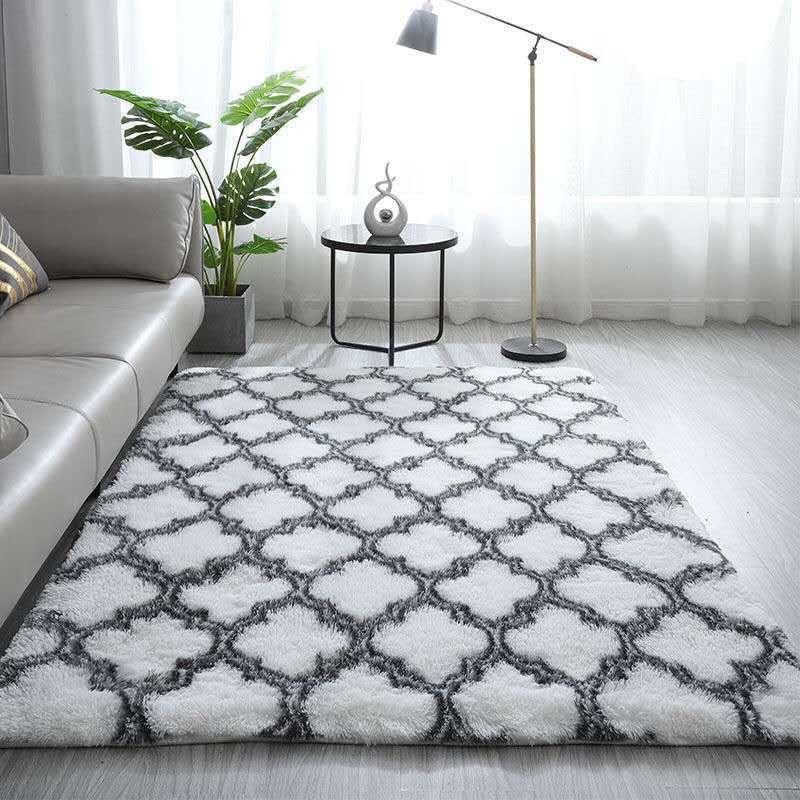 Plush Carpet For Living Room Large White Soft Fluffy Carpets Bedroom Thicken Floor Mat Teen Room Home Decoration Rugs
