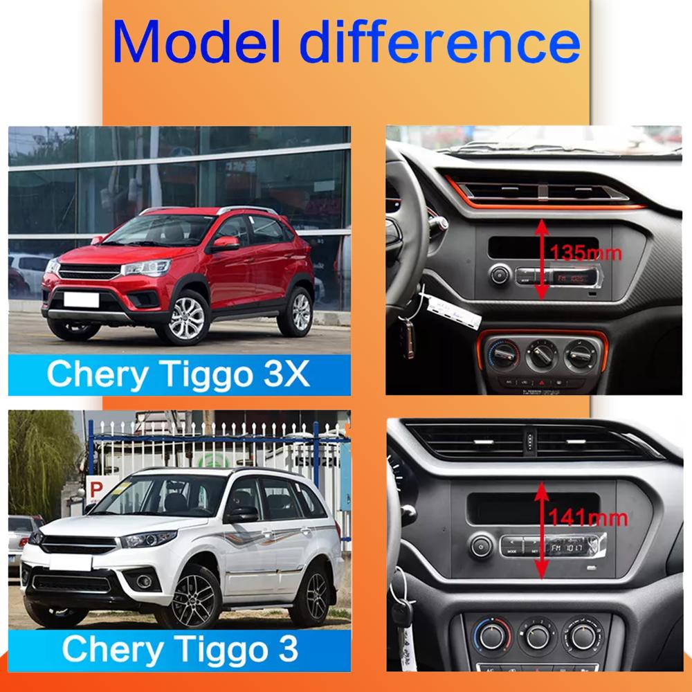 Car Radio Android Auto Carplay For Chery Tiggo 3 2016-2018 Multimedia Player Head Unit Stereo GPS Navigation BT WIFI 1+16GB