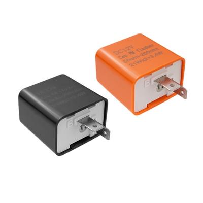 Motorcycle LED Flasher Relay 2 Pin Adjustable Frequency Turn Signals 12V Blinker Indicator Relays For Moto Motorbike Accessories