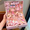 Kids Hair Accessories Gift Set Girls Birthday Party Princess Style Cartoon Character Hairpins Headbands Elastic Bands