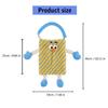 652F Fashionable Lint Farbic Tissue Container Portable and Multifunctional Tissue Storage Case for Household Everyday Use