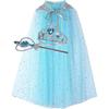 Elsa Cape Set for Kids - Halloween, Children's Day, New Year Costume & Toy Gift