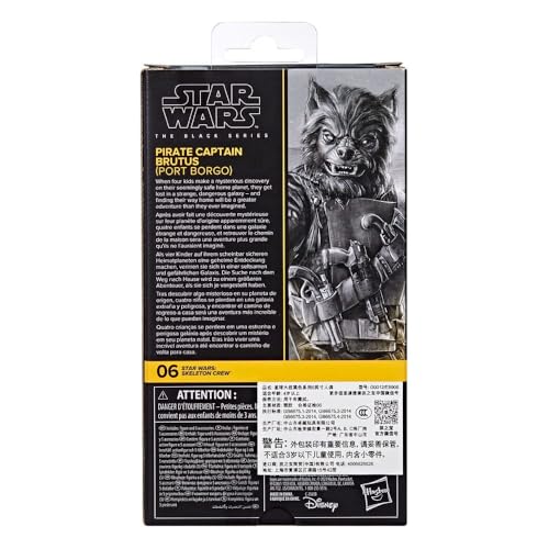 Hasbro Star Wars Black Series Brutus, Star Wars: Skeleton Crew Collectible 6-inch (15cm) Action Figure G0012, Authentic