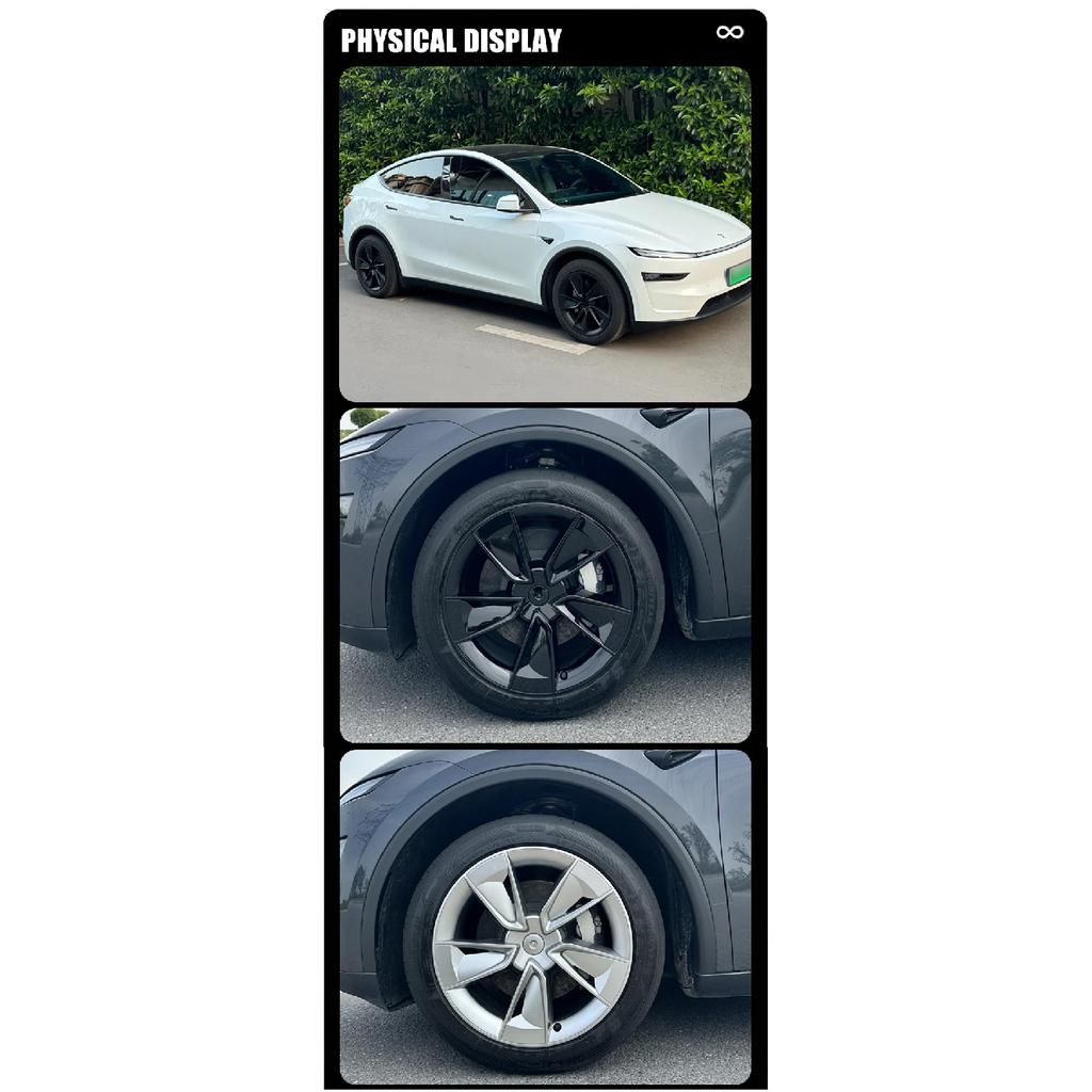 4PCS Hub Cap Car For Tesla Model Y Juniper 19 Inch Wheel Cap Replacement Automobile Wheel Hubcap Full Rim Cover Accessories 2026