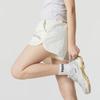 Puma Solid Color Comfortable Loose Breathable Mid Waist Casual Shorts Women Shorts Cream 630357-65
