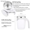 Electric Automatic Stirring Cup Rotating Lazy Coffee Cup Stylish Magnetic Rotating Mug  Home