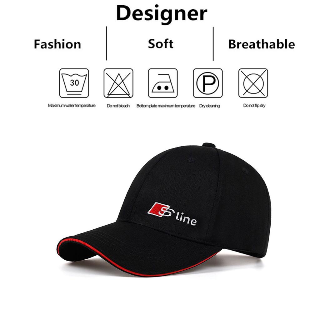 Unisex Sline Embroidery Baseball Caps Spring and Autumn Outdoor Adjustable Casual Hats Sunscreen Hat