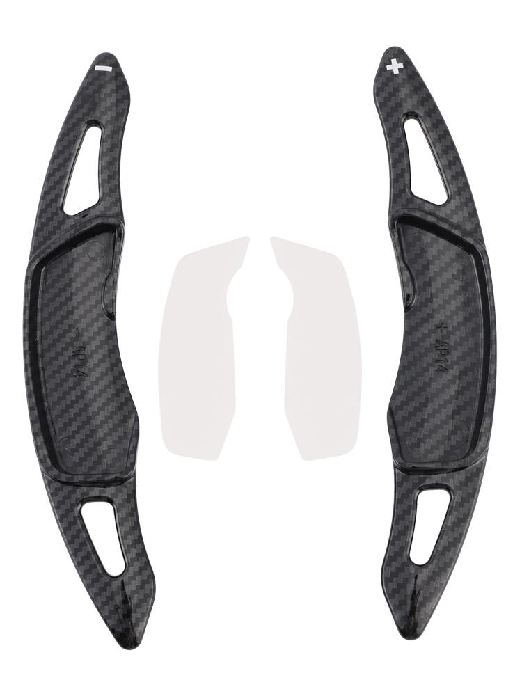 

Steering Wheel Paddle Shifter For Subaru Forester Toyota Carbon Fiber Black Look