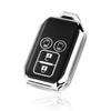 New Spacia Custom Key Fits Suzuki Flair Solio Smart Key Key Lightweight Soft 4 Stylish [Unhoke] Case, Wagon, Bandit, Case, Holder, TPU, Touch,