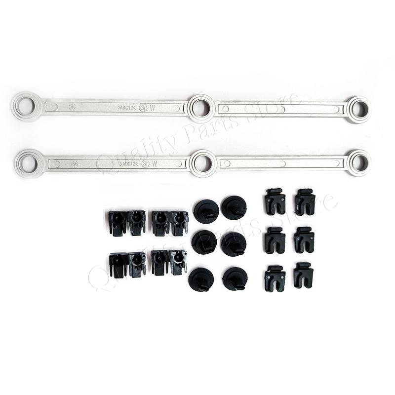 Nuovo Collettore di Aspirazione in Alluminio Flap di Turbolenza Bielle di Collegamento Kit di Riparazione Auto Per Mercedes Benz OM642 6420903237 6420907737