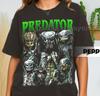 Retro 90's Comfort Colors Predator T-Shirt, Predator Alien Hunter Movie Bootleg Fan Tee T-Shirt,Gift For Women and Man