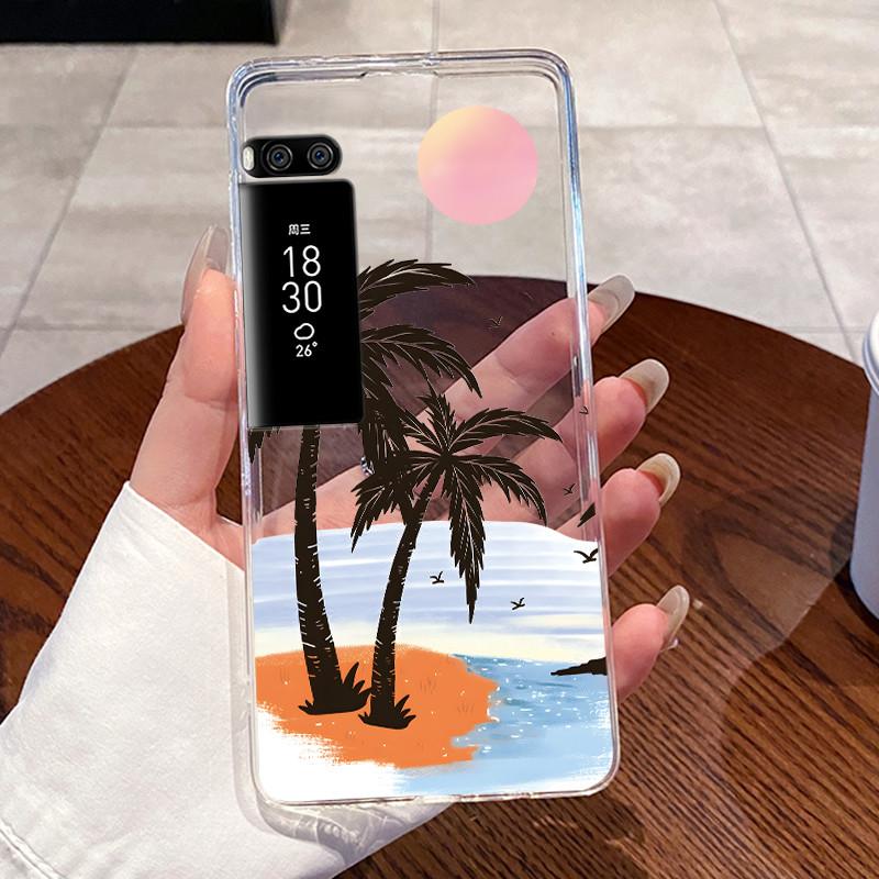 

For Meizu Pro 7 Cases Clear Silicone Jelly Soft TPU Back Cover Meizu Pro 7 Plus Capa Coque Cute Rabbit Cat Dinasaur Phone Case Meizu Pro 7