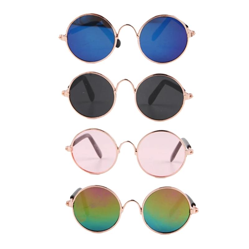 Zestaw Beret i Okulary dla Zwierząt na Halloween Cosplay Imprezę Modne Akcesoria Kostiumowe dla Kotów i Psów Wygodne