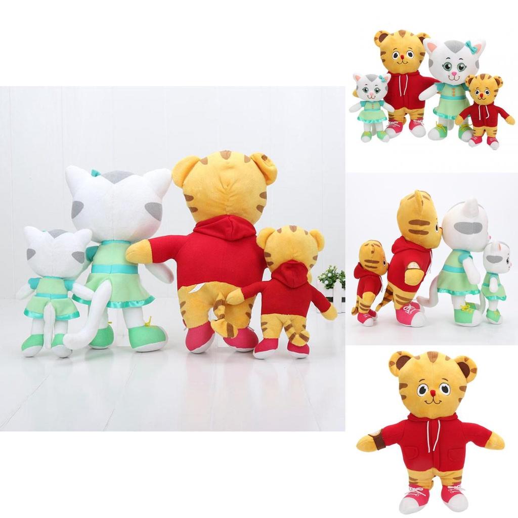 Entzückende Daniel Tiger und Katerina Kittycat Plüschtiere für Weihnachtsfreude