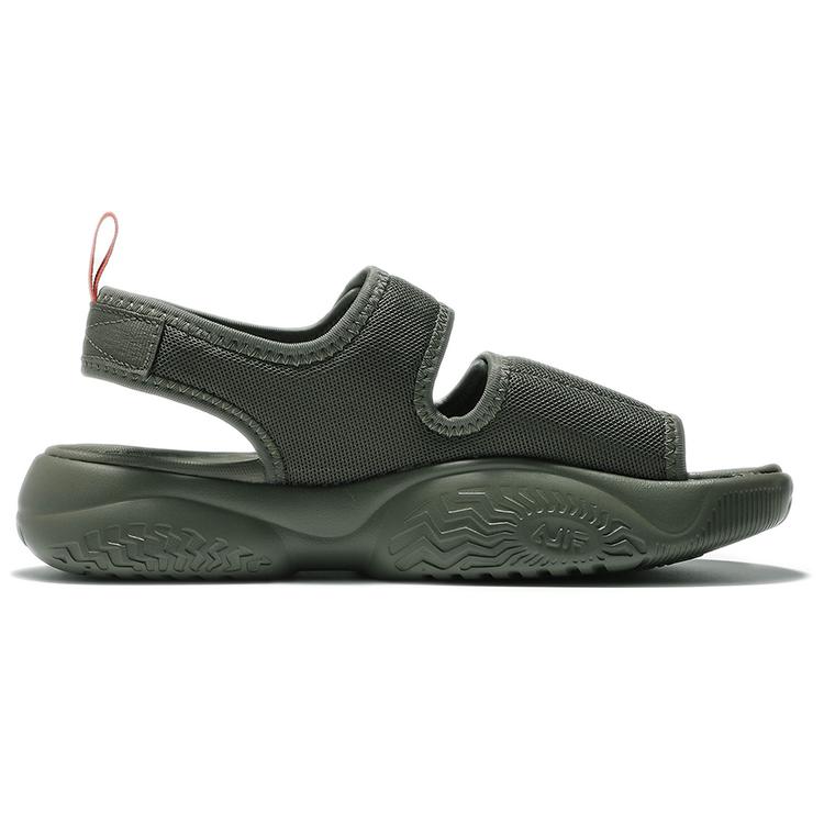 New FILA Thick Sole Velcro Green Korean Version Unisex Sandals 1SM01562D_207